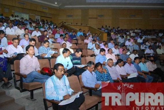 Mock poll for the civic polls conducted at Nazrul Kalakshetra Mock poll for the civic polls conducted at Nazrul Kalakshetra